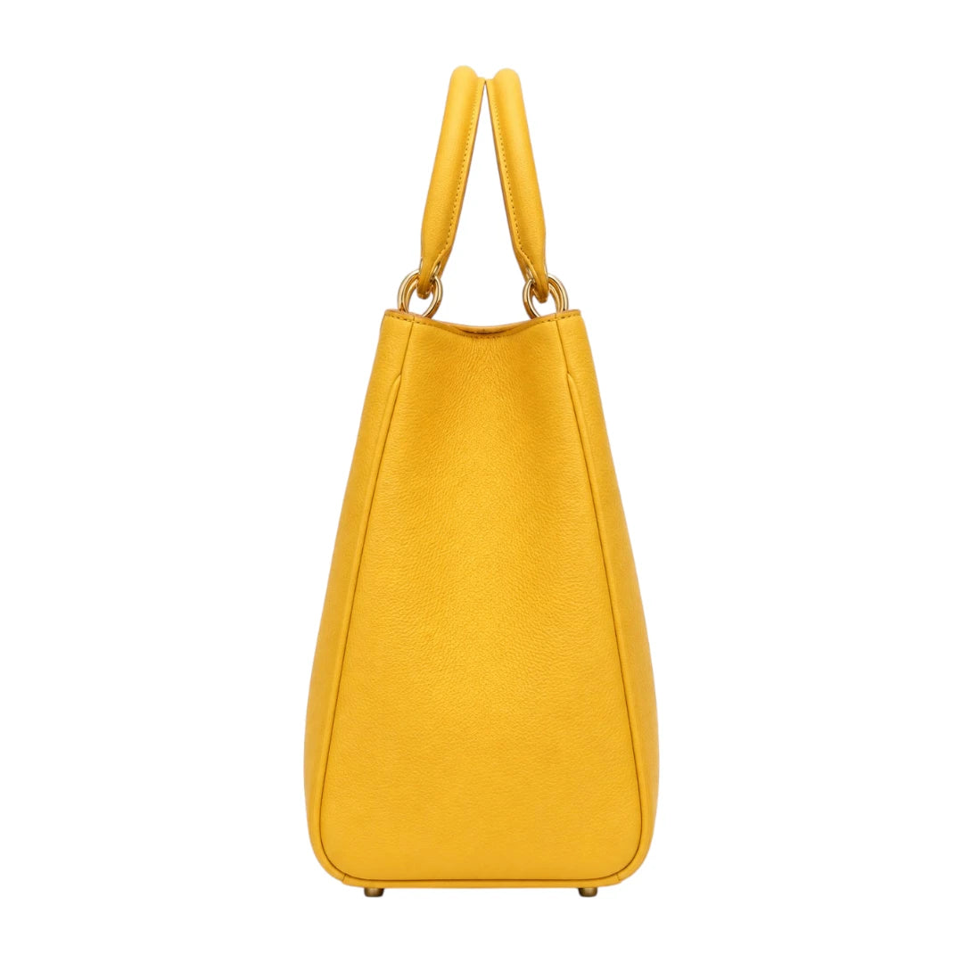 Orxa Classic Yellow Handbag for Women