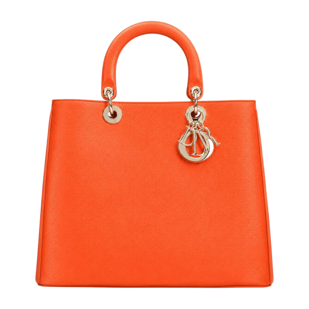 Orxa Women’s Vibrant Orange Leather Handbag