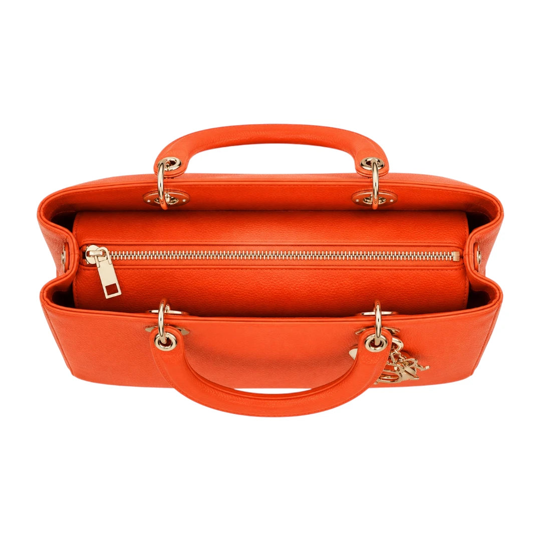 Orxa Women’s Vibrant Orange Leather Handbag